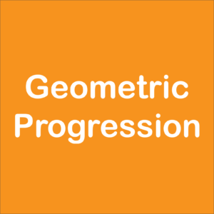 Geometric Progression Quiz