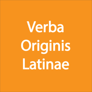 Words Of Latin Origin Quiz