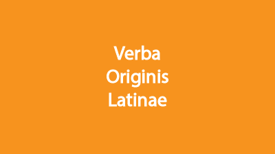 Words Of Latin Origin Quiz